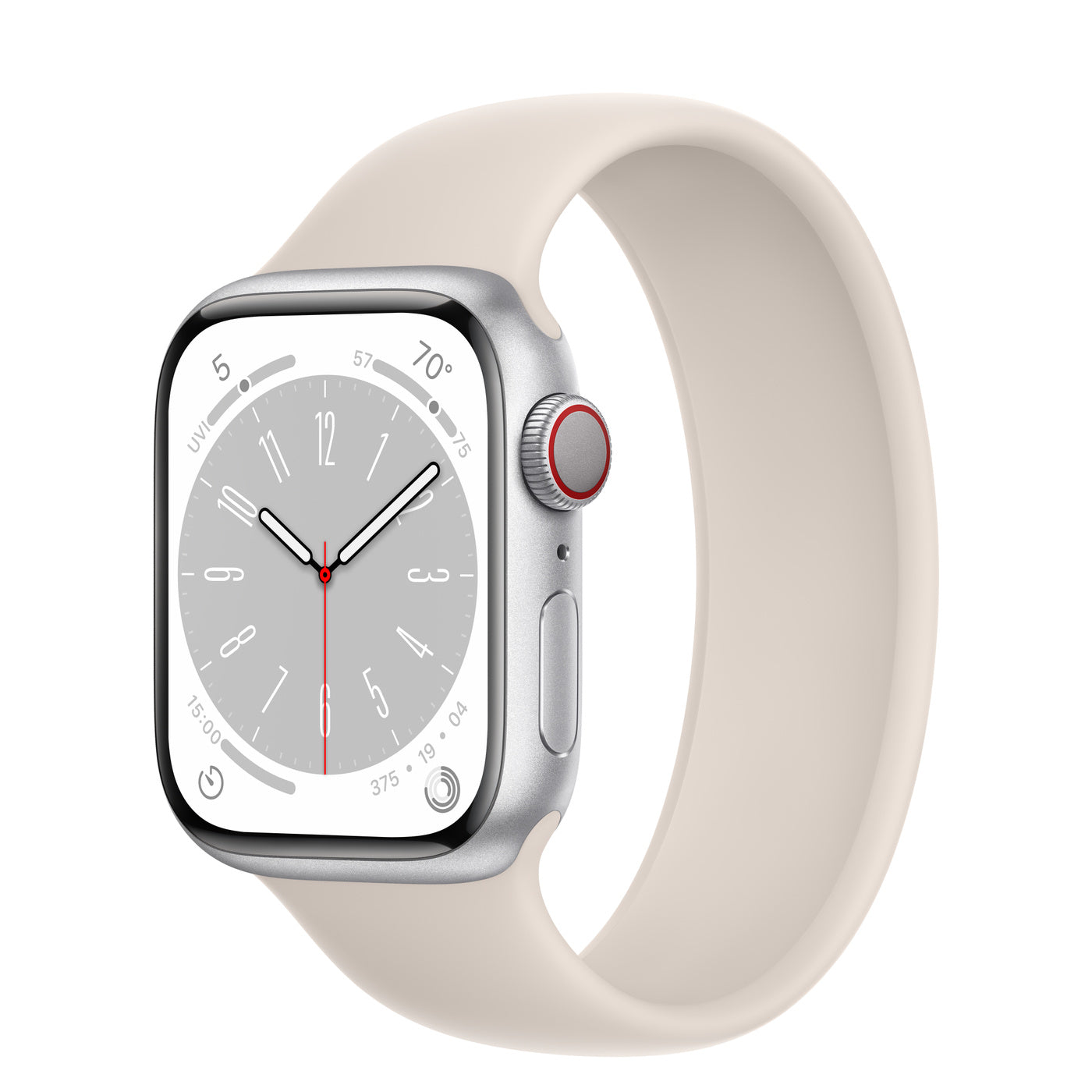 Silver Aluminum Case with Solo Loop - Starlight