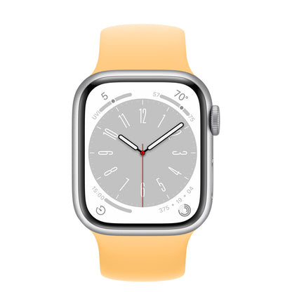 Silver Aluminum Case with Solo Loop - Sunglow