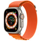 Titanium Case with Orange Alpine Loop