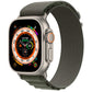 Titanium Case with Green Alpine Loop