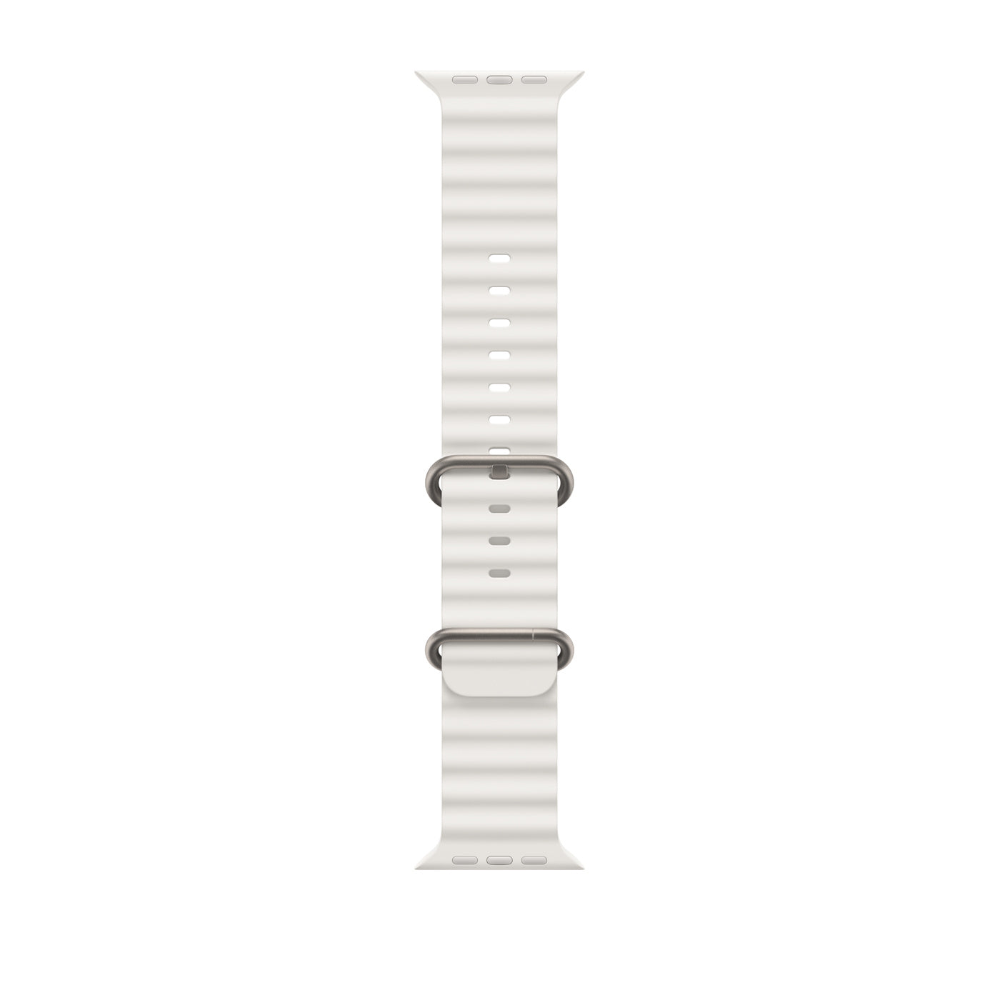 Titanium Case with White Ocean Band