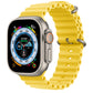 Titanium Case with Yellow Ocean Band