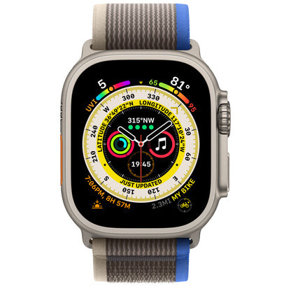Titanium Case with Blue/Grey Trail Loop
